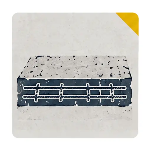 Schematic: 5 in. reinforced