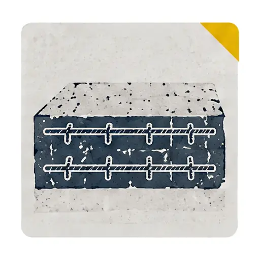 Schematic: 6 in. reinforced
