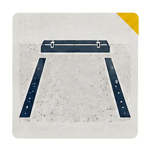 Schematic: Striping and wheel stops