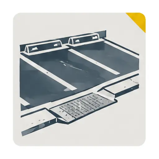 Schematic: Parking area and accessible path