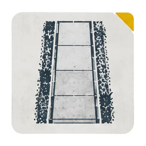 Schematic: Walkway, 4 × 30 ft