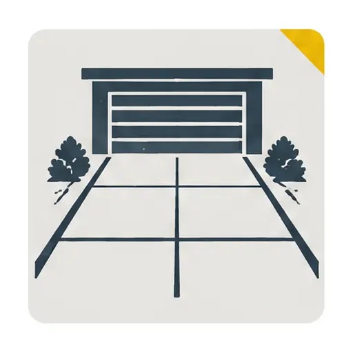 Schematic icon: Concrete Driveways