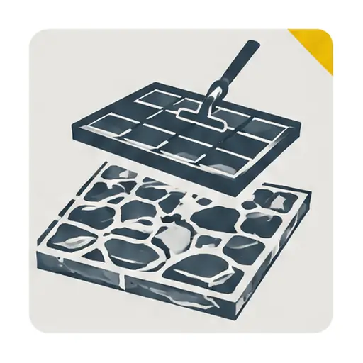 Schematic icon: Stamped Concrete